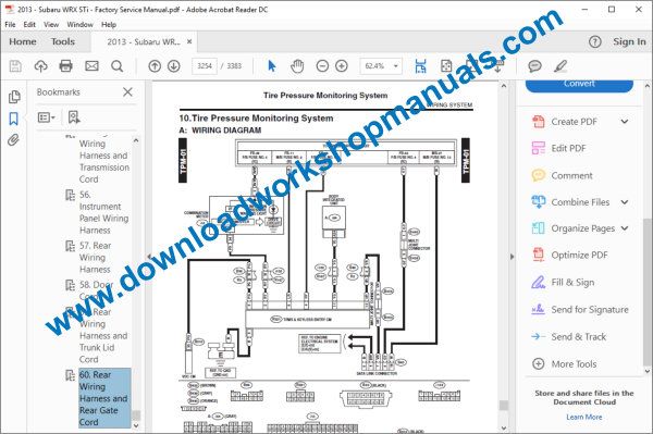 Subaru WRX workshop manual